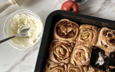 voll­wer­ti­ge Apfel-Zimt­schne­cken