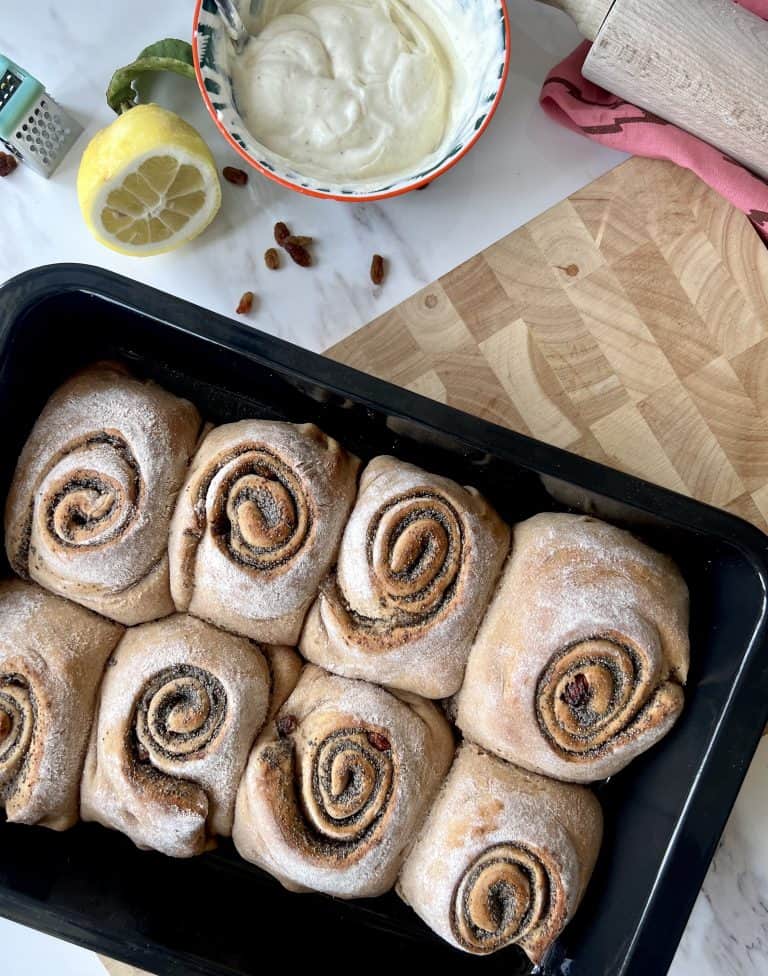 vollwertige Mohnschnecken