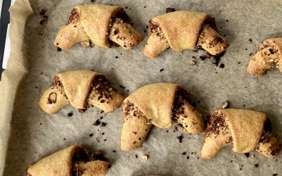Mini-Nuss­hörn­chen mit Kur­ku­ma