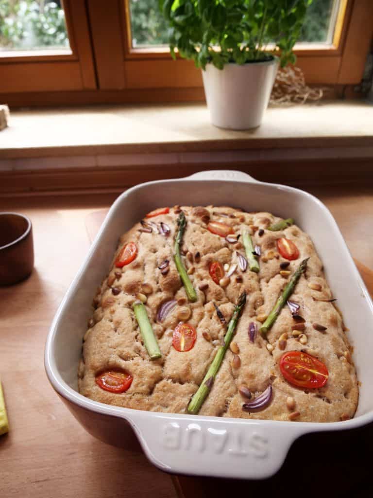 Vollkorn-Foccacia