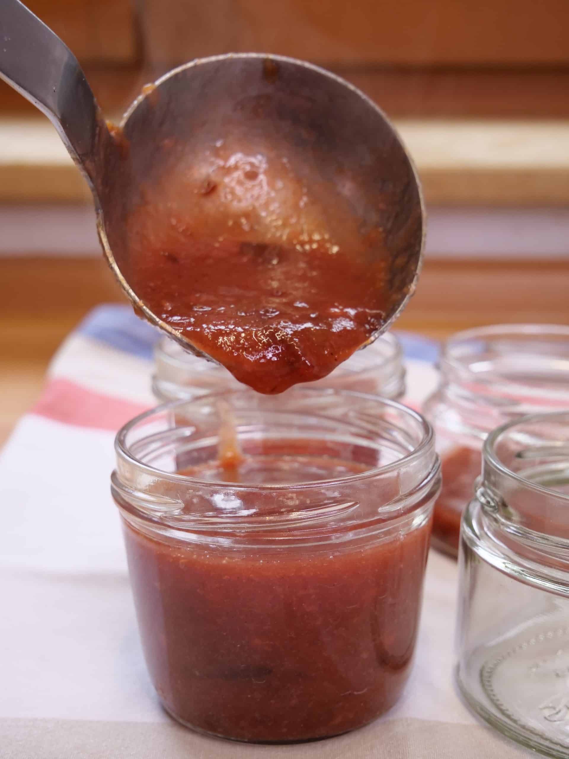 vollwertige Zwetschgenmarmelade