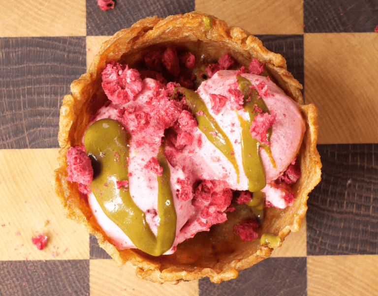 Vollkorn-Eiswaffel