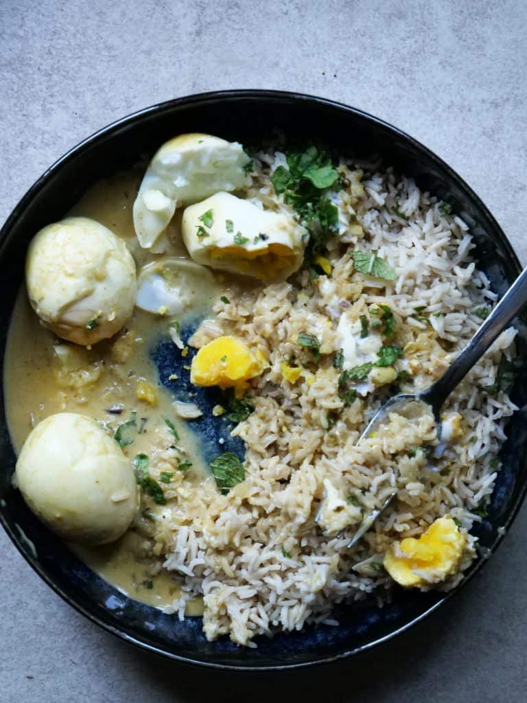 Eier Curry